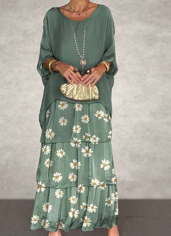 Lara – Elegant Flowy Long Dress