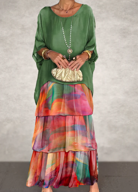 Lara – Elegant Flowy Long Dress