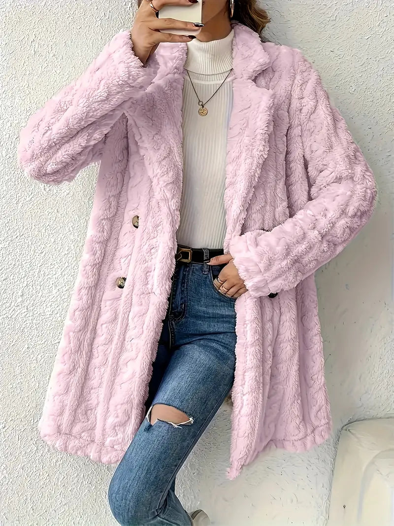 Léa - Women's faux fur coat