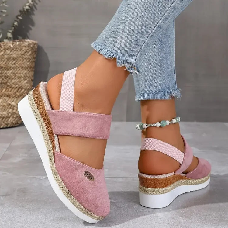 Lioraelle - Orthopedic Sandals with Platform, Ventilated and Casual