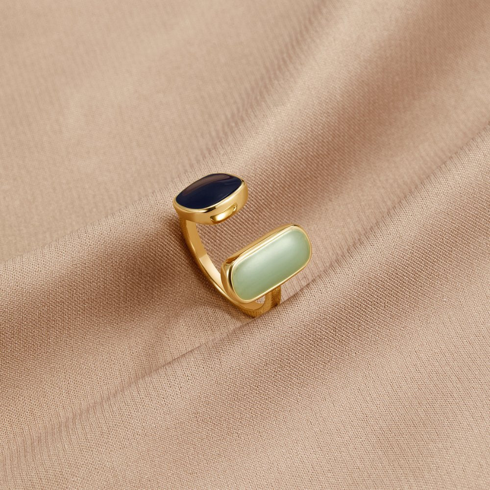 Aquamarine Wrap Ring 