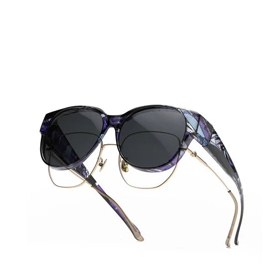 Dovrya - Women's Cat Eye Polarized UV400 Chic Sunglasses