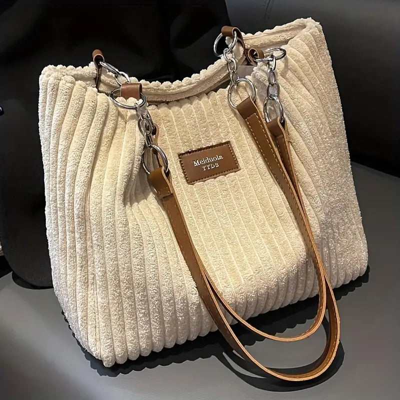 Huguette - Cotton Tote Bag with Drawstrings