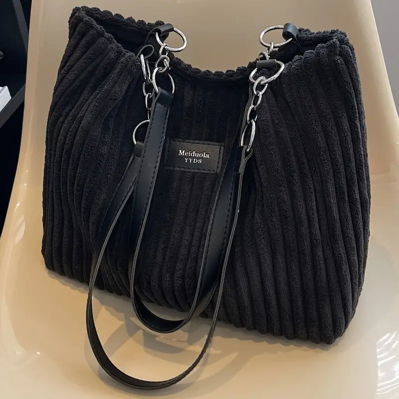 Huguette - Cotton Tote Bag with Drawstrings
