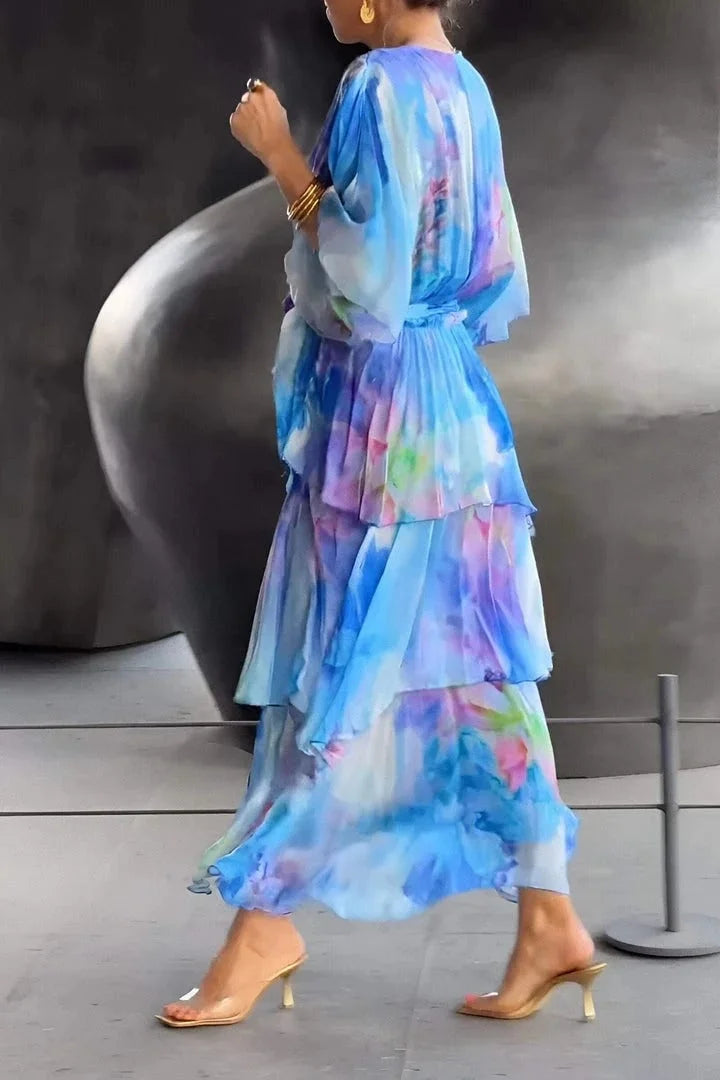 Cassia – Elegant Chiffon Dress