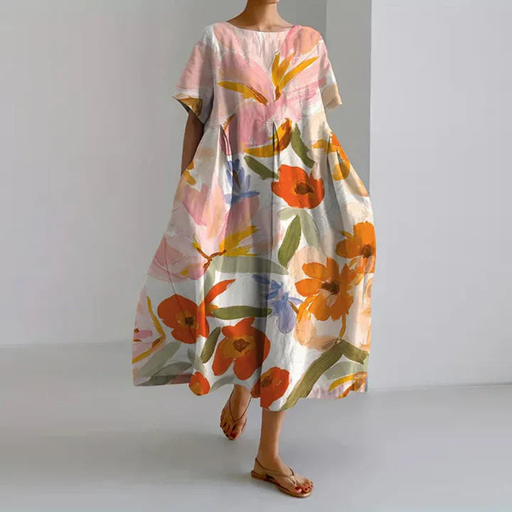 Gwenelle - Flowing floral maxi dress for summer