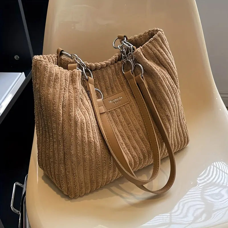 Huguette - Cotton Tote Bag with Drawstrings