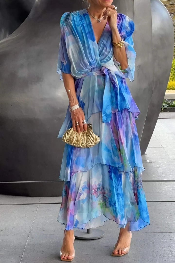 Ayla - Elegant Bohemian Maxi Dress