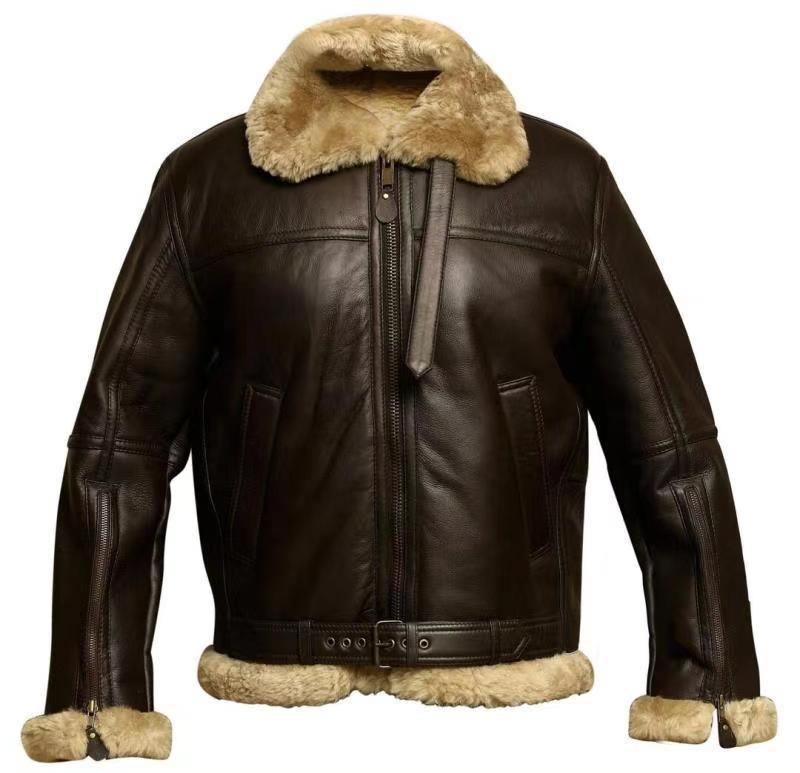 Stefan - Premium Style Genuine Lambskin Leather Jacket 