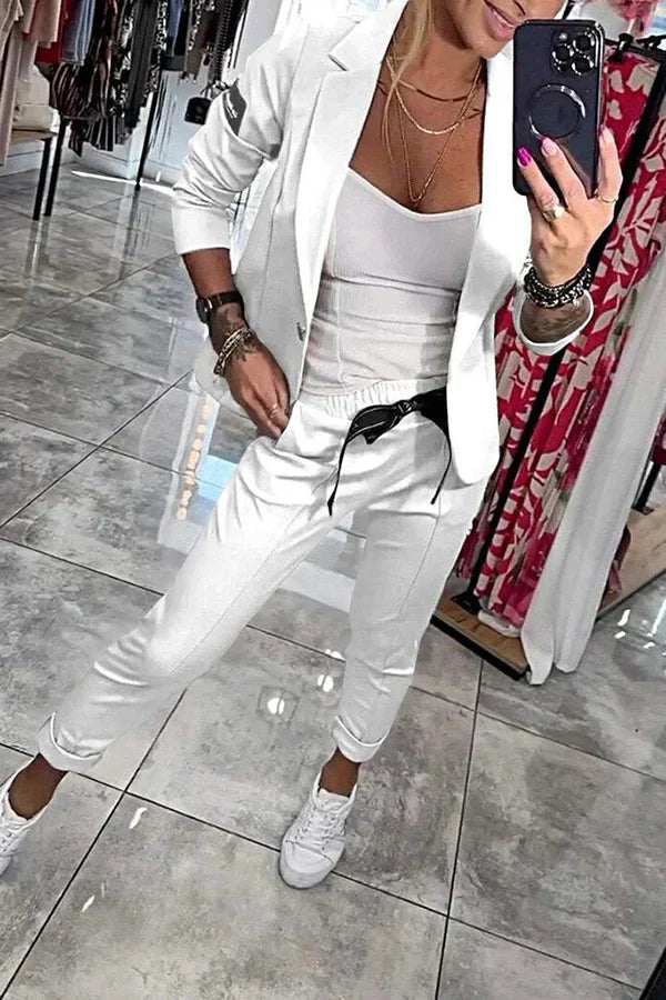 Rosindra - Two-piece set with flowing jacket and comfortable jogging pants