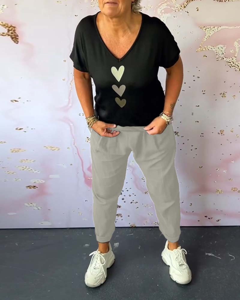 Tavira - Comfortable Casual Pants with Pocket and Solid Color