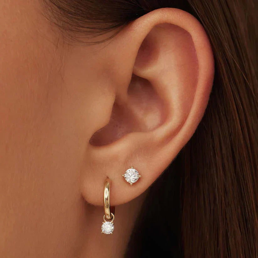 Moon Tears Stone Earrings