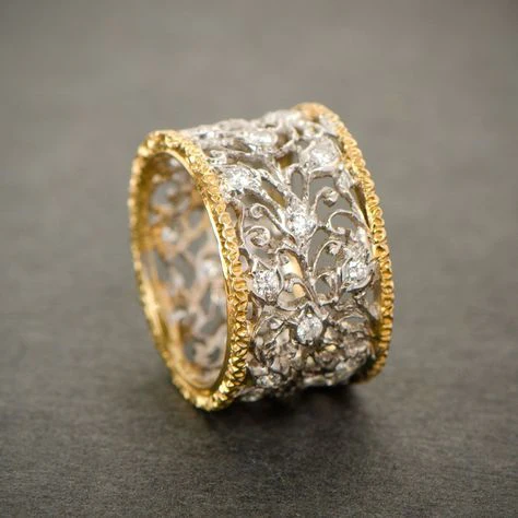 Ivy Ring with Vintage Zirconium 