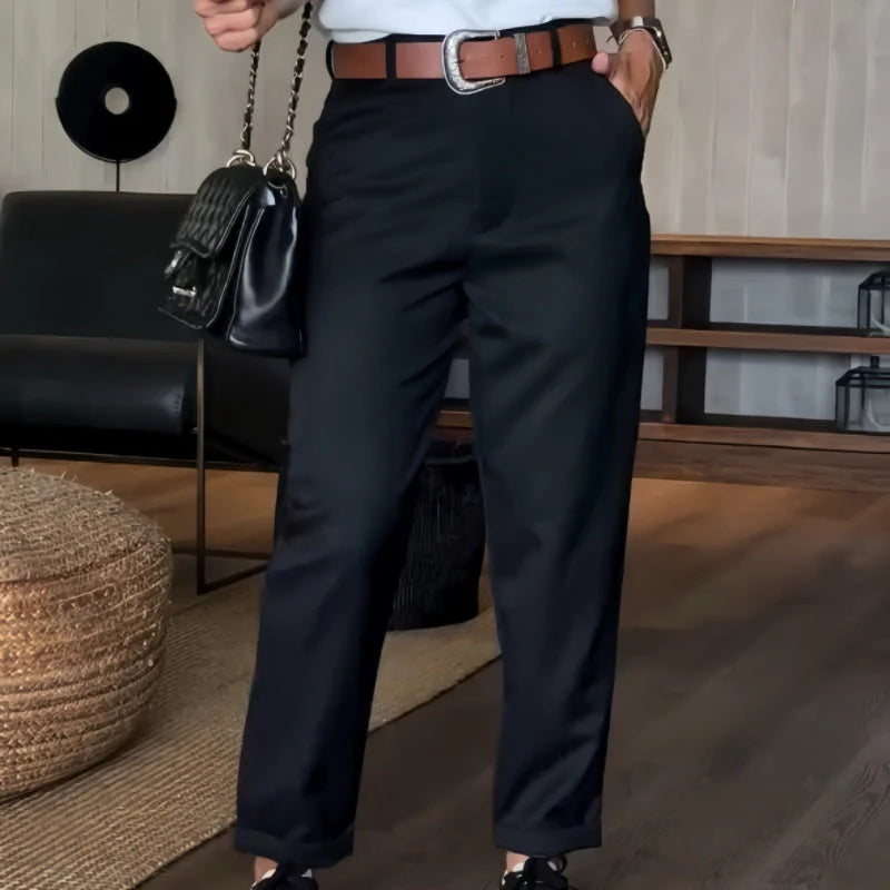 Rose - Women's High Waist Straight Pants