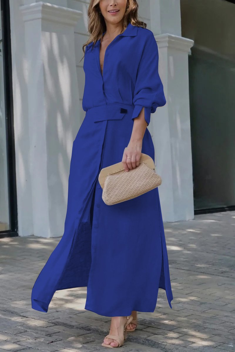 Arwen - Maxi dress with neckline in