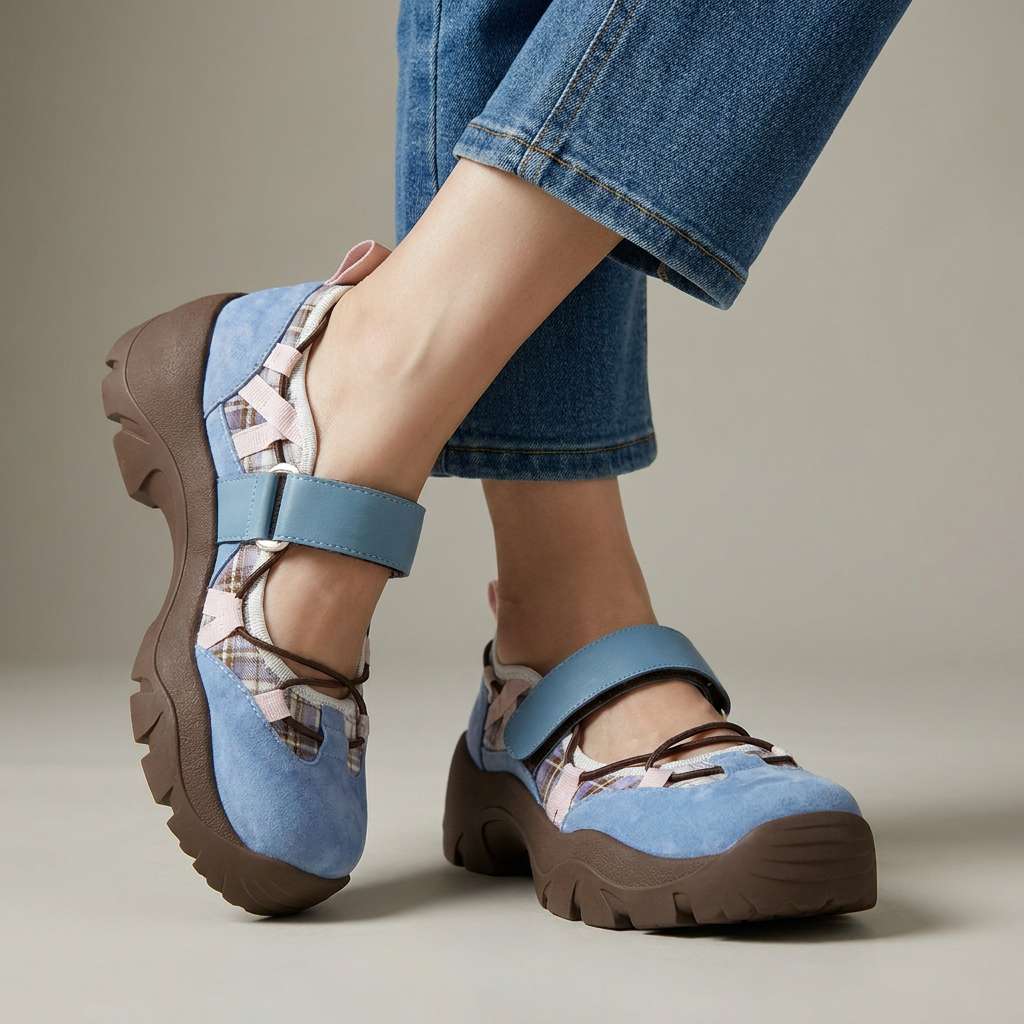Hedda - Mocassins femme confort avec bride réglable
