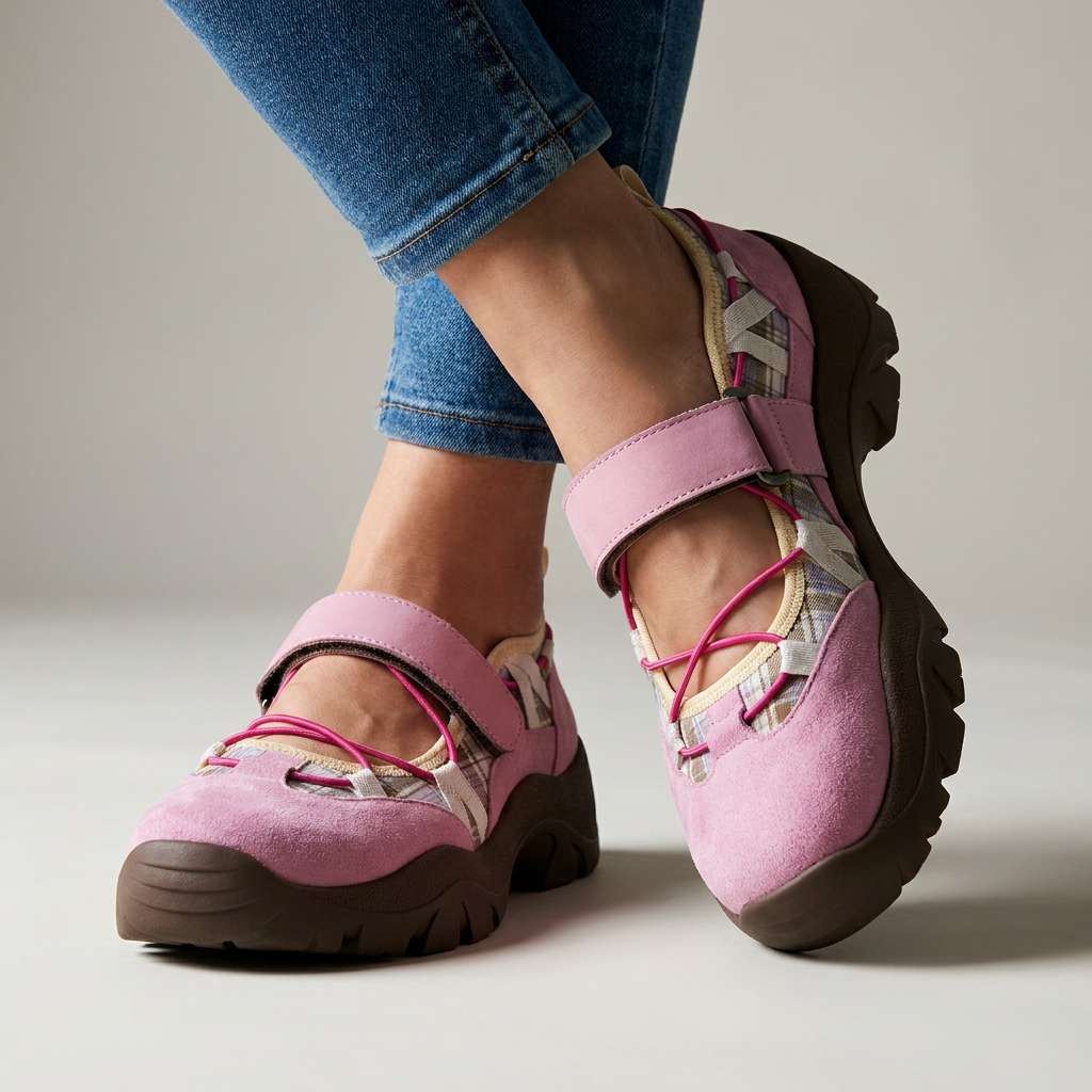 Hedda - Mocassins femme confort avec bride réglable