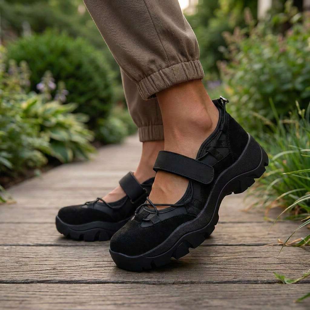Hedda - Mocassins femme confort avec bride réglable