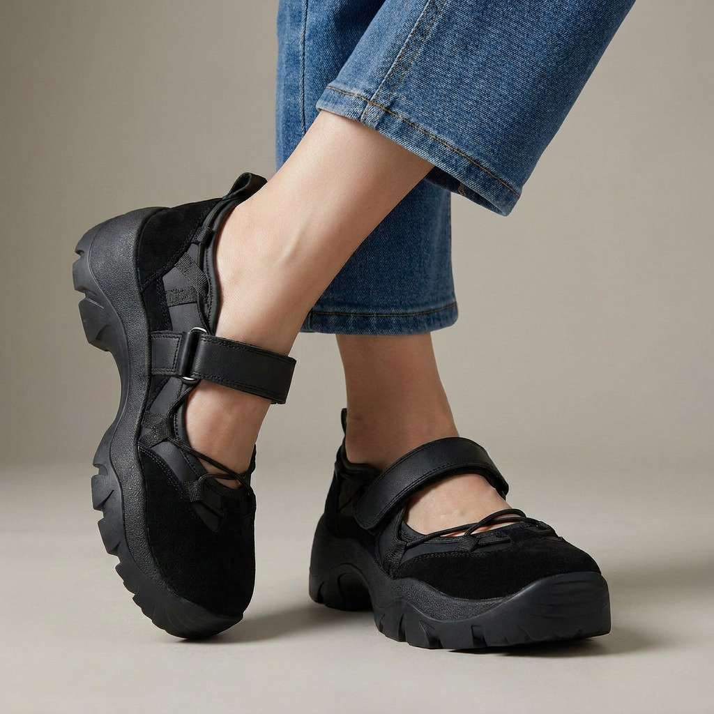 Hedda - Mocassins femme confort avec bride réglable