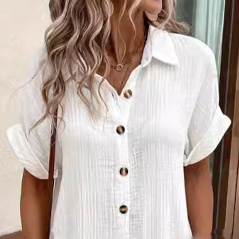 Nerina - Casual Button-Up Shirt Dress