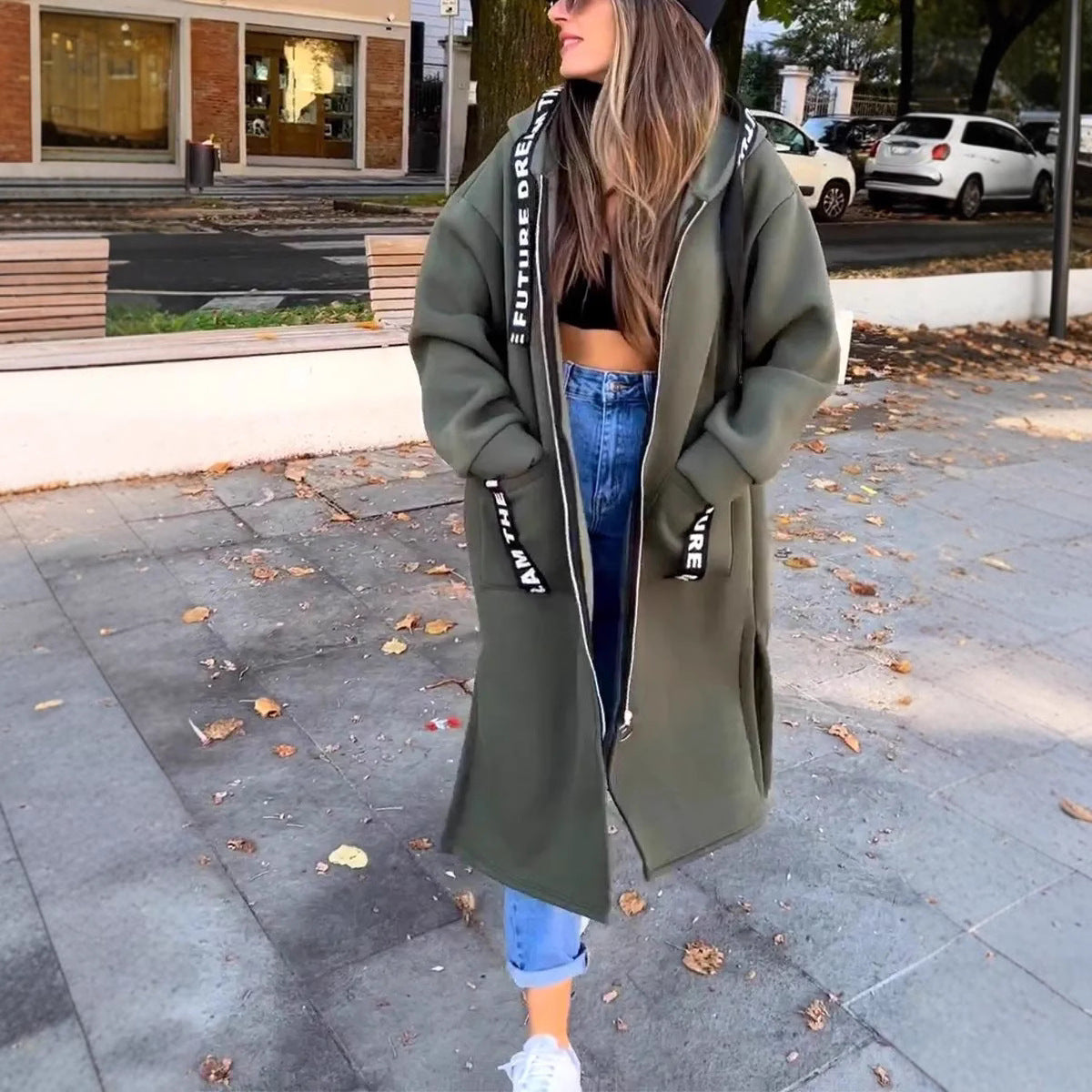 Giselle - Long Hooded Jacket