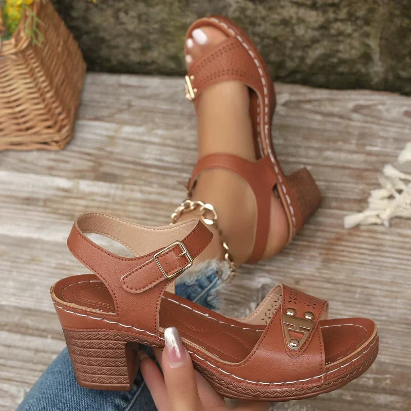 Odelia - Women's Heeled Sandals