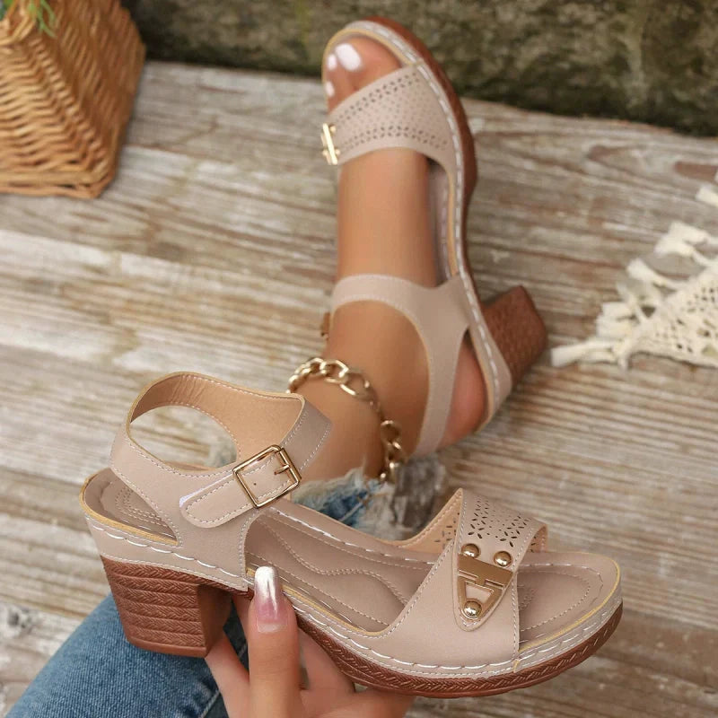 Odelia - Women's Heeled Sandals
