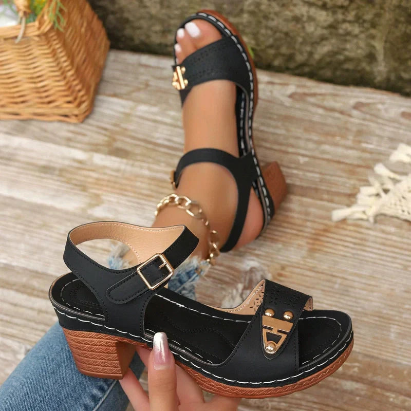 Odelia - Women's Heeled Sandals