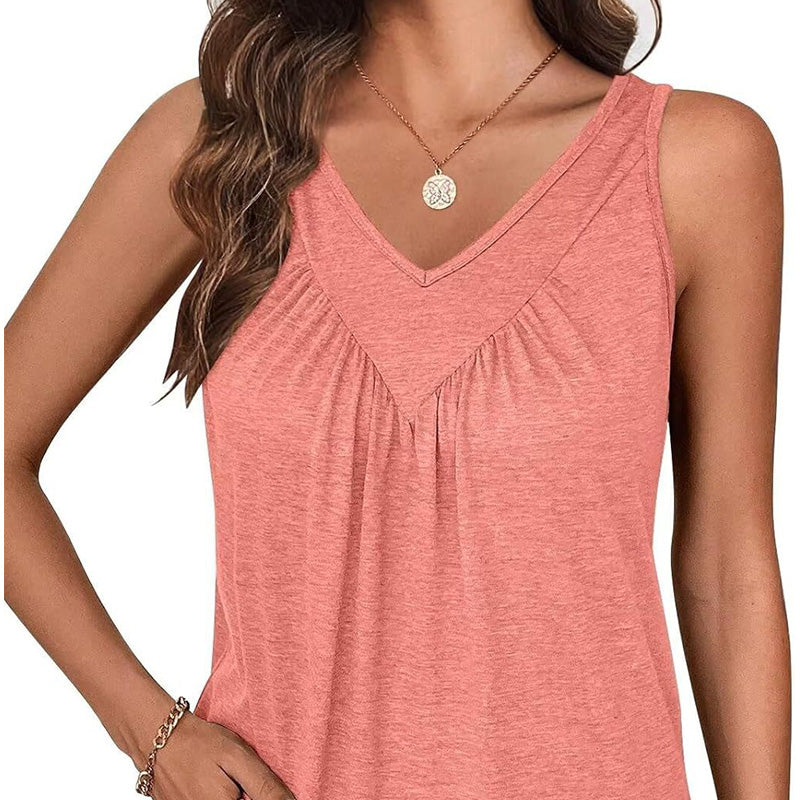 Verena - Women's Sleeveless V-Neck Tank Top